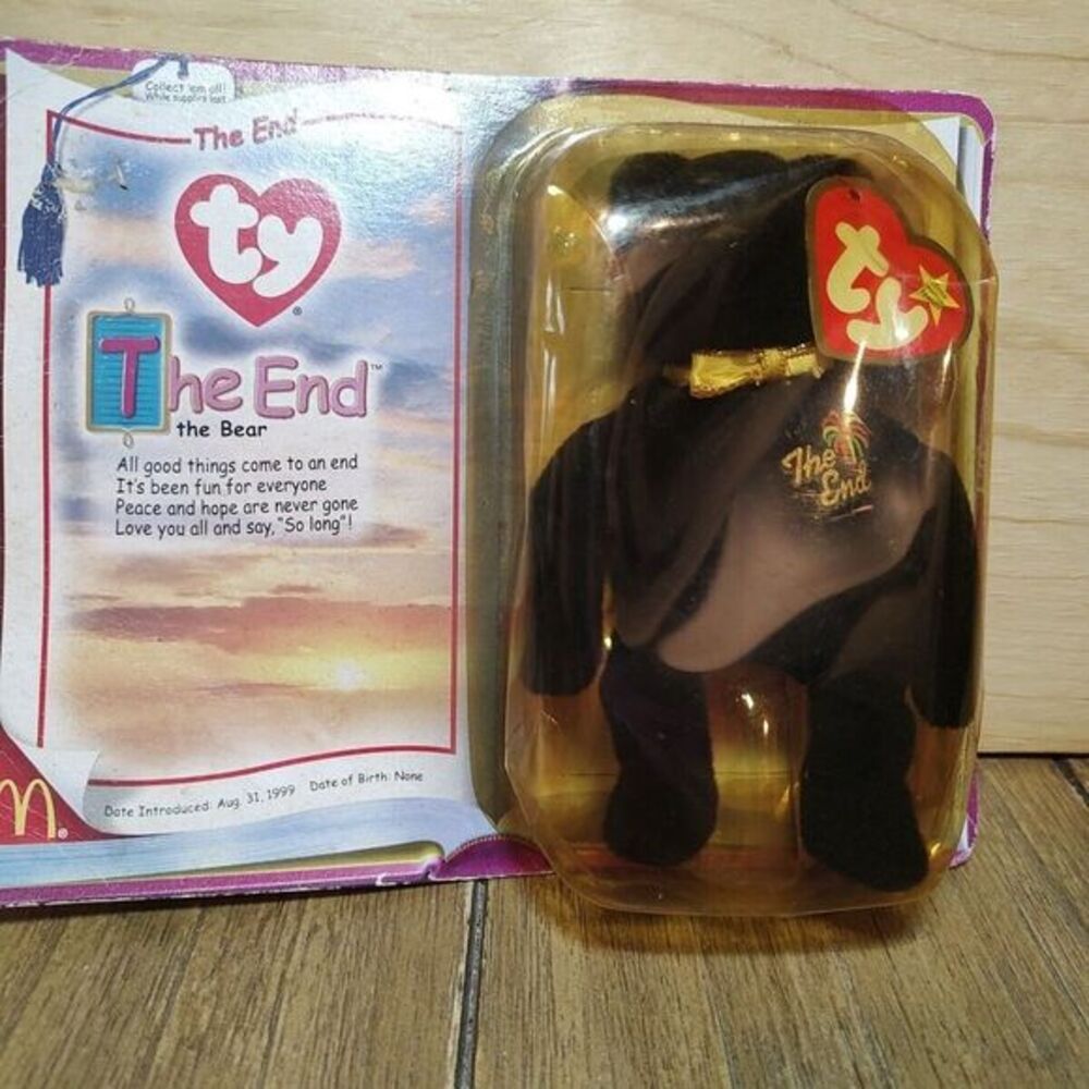 Ty Beanie Baby The End‎ 1999 Y2k Millennium Teddy Bear Ultra rare Sealed